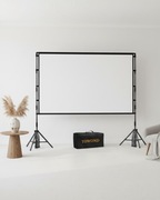 Ekran projekcyjny 120" cali przenośny do kina domowego plener