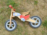 Rowerek biegowy drewniany