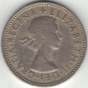 308 Wielka Brytania 1 shilling szyling 1966 herb angielski