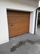 Brama garażowa segmentowa 2420 cm w komplecie z napędem FAAC