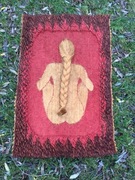 ABAKAN GOBELIN KILIM MAKATA KOBIETA RĘCZNIE ROBIONY AKT 