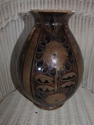 Dzban ceramiczny, ,wazon, we wzorki, wys. 34 cm 
