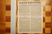 Kurjer warszawski 1852r. nr 75 > wysyłka 0 zł