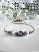 Bransoletka z kamieni naturalnych Angelit Turmalin Hematyt