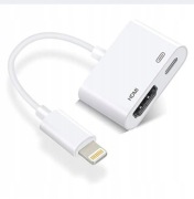 Przejściówka HDMI na Lightning biały