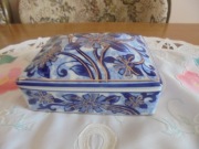 Szkatułka na biżuterię,sygn.,XX w.