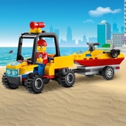 Lego 60286 City Beach rescure ATV Ratownik plażowy lekkie wgniecenie