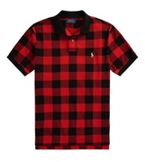 POLO RALPH LAUREN Buffalo Check Polo Shirt Custom Slim Fit męska M