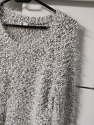 Cubus sweter szary puchaty włochaty kudłaty M 38 