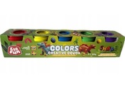Elefun Creative Dough masa plastyczna COLORS 5kol. x 100g