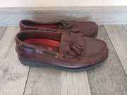 Buty męskie mokasyny skóra Bass rozmiar 42.5 retro vintage