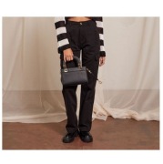 spodnie Boohoo MAN  Czarne bojówki 34