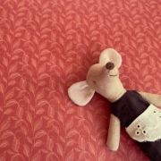 Tapeta do domku dla myszek maileg lalek barbie tajemniczy ogród arkusz 