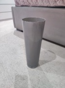 Szary wysoki wazon 40 cm