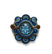 Broszka sutasz Nane Sutasz rękodzieło artystyczne 