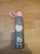 Hello Kitty - Butelka do picia - 600 ml - szara/różowa