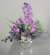 Stroik Wielkanoc Wiosna fiolet 