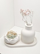 Świece sojowe/gips ceramiczny/prezent/dzień babci I dziadka/walentynki 