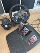 Kierownica g29 + pedały + skrzynia biegów 