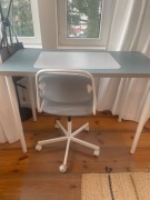 Ikea krzesło Orfjall biało szare obrotowe