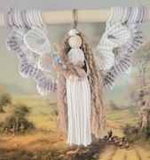 Aniolek wiszący prezent  handmade  30cm