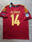 Koszulka Hiszpania EURO 2012 XABI ALONSO z autografem