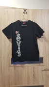 Młodzieżowy Czarny T-shirt Levi's RED TAB rozm M