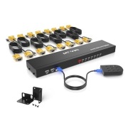 Przełącznik KVM MT-VIKI 8 Port VGA 1U Rack
