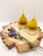 Świeca bombka z wosku pszczelego 