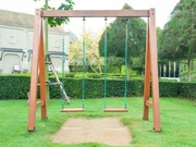 Huśtawka ogrodowa z drewna 