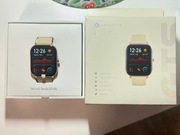 Smartwatch Amazfit GTS Złoto pustyni (różowy pasek do zegarka)