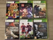 Gry na xbox 360 kinect, fifa, LEGO, Batman 6 szt.