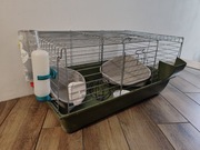 Klatka dla gryzonia: królika, świnki morskiej 78x47x37cm z akcesoriami