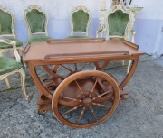Barek drewniany na kółkach włoski 768950