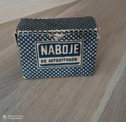 OpakowaniePudełko z pustymi nabojami do syfonu PRL