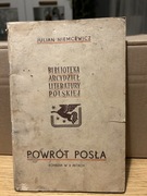 JULIAN NIEMCEWICZ - POWRÓT POSŁA - 1947