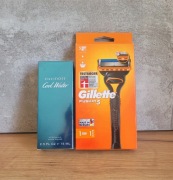 Gillette Fusion5 maszynka do golenia i Davidoff Cool Water Men 75 ml