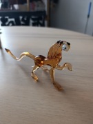 Duży szklany lew 17 cm.