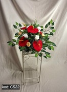 Stroik na grób, cmentarz, kompozycja, kwiaty, bukiet, wiązanka nagrobna