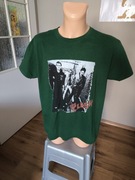 The Clash t-shirt męski L zielony punk rock unisex