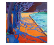 Pejzaż, 80x80, K.Pieniak