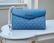 MICHAEL KORS PORTFEL SKÓRA MONOGRAM NOWY ORYGINALNY SKÓRA SKÓRZANY 