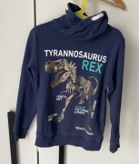 Bluza dziecięca r.122, 6 lat, dinozaur, bawełna H&M