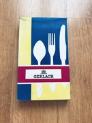 Sztućce Gerlach, PRL, wzór RÓŻA, komplet - 6 osób.