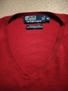 Sweterek czerwony 100  0/0 bawełna duży 