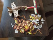 Puzzle układanki 3d samolot skorpion dinozaur