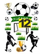 Pan Opłatek na tort - PIŁKA NOŻNA POSTACIE MOTYWY A4