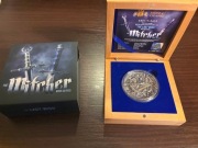 Wiedźmin Moneta Ostatnie Życzenie 5$ 2oz Ag999