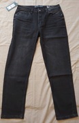 Klasyczne jeansy czarne 33/32 Slim Fit Diverse