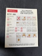 Safety Card / Karty Instrukcja Bezpieczeństwa CENTRALWINGS Boeing 737-300